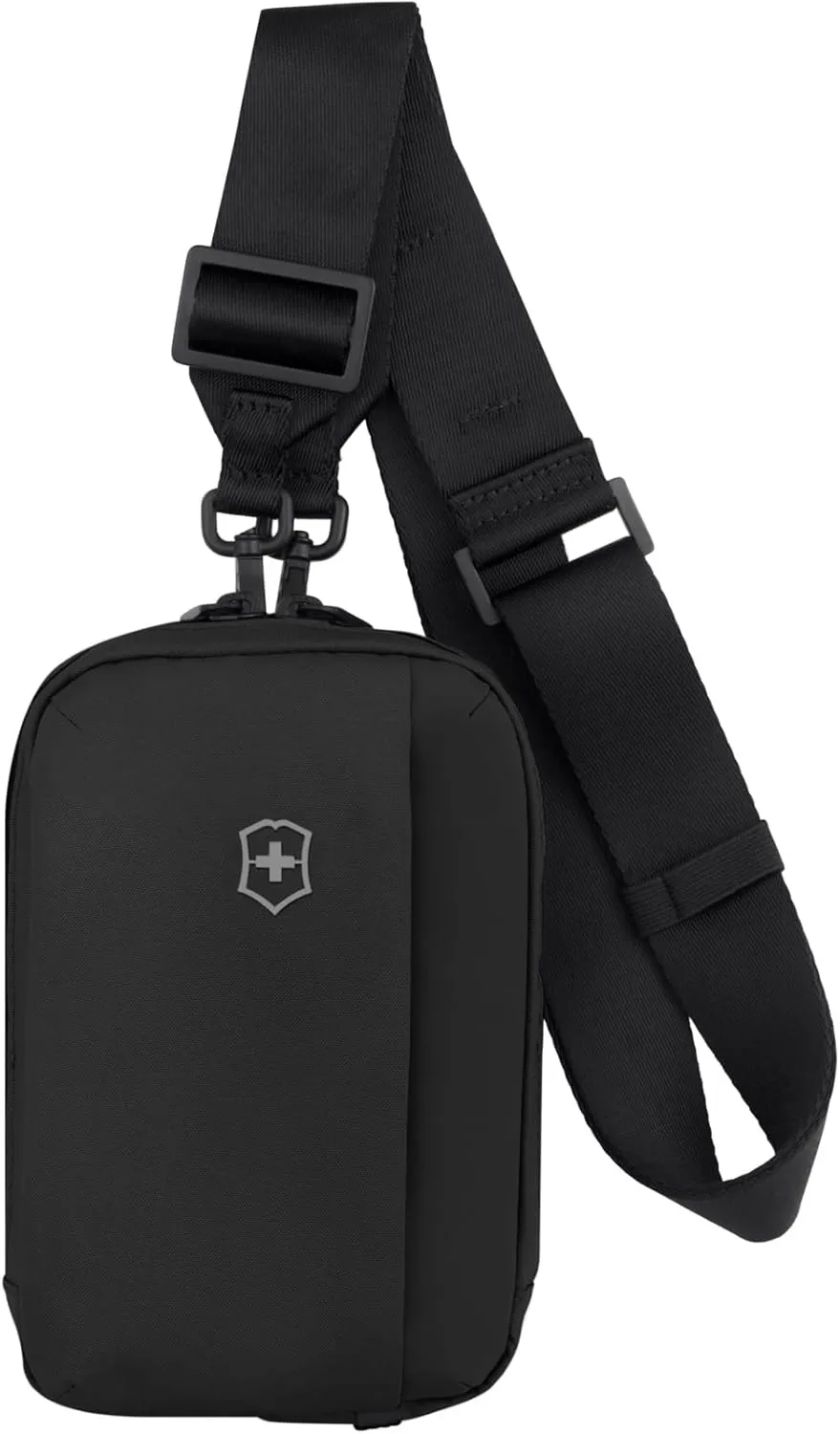 Victorinox Travel Essentials, City Pouch, 2-Way Carry Bag with Additional Strap - Black