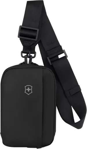 Victorinox Travel Essentials, City Pouch, 2-Way Carry Bag with Additional Strap - Black