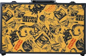 Vincent Junior Mastercase: Premium Barber, Stylist Travel Case (Nostalgic Gold)