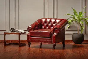 Vintage Chesterfield Armchair