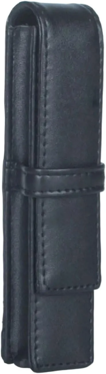 Vintage Leather Fountain Pen Case Single Slot Leather Pen Sleeve Flipping Pen Case For Men Women School Office Travel
