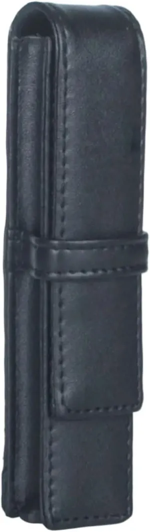 Vintage Leather Fountain Pen Case Single Slot Leather Pen Sleeve Flipping Pen Case For Men Women School Office Travel