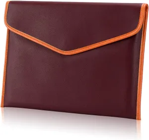 Vintage Pu Leather Clutch A4 Envelope File Bag