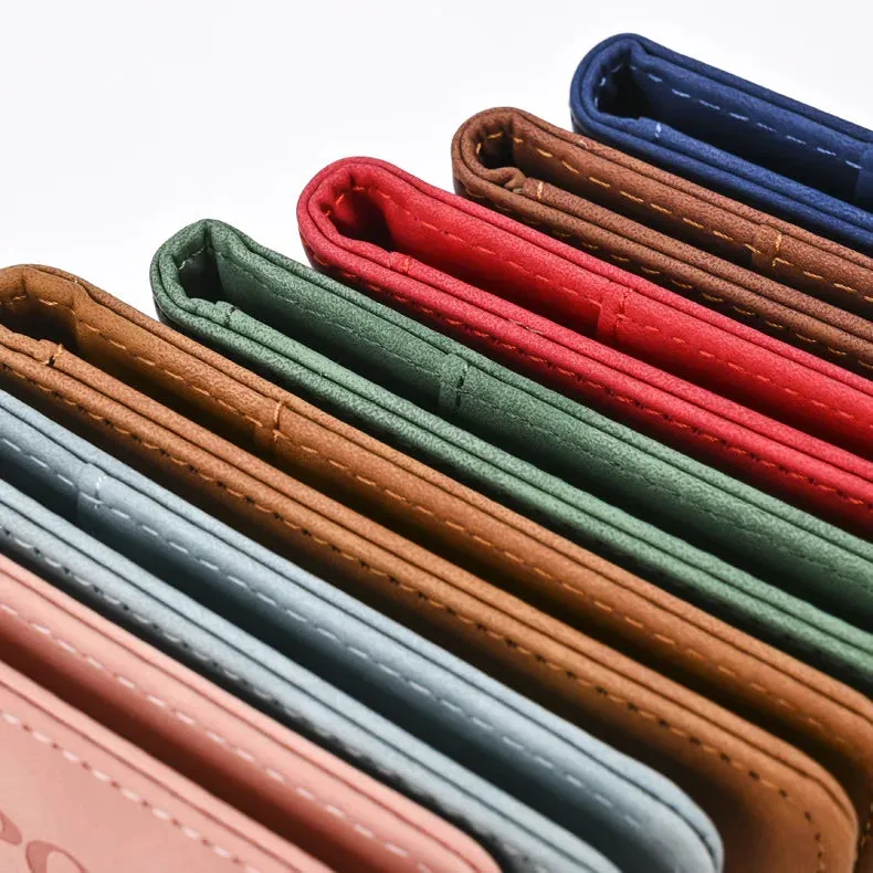 Vintage PU Leather Passport Holder – Travel Wallet & Document Organizer