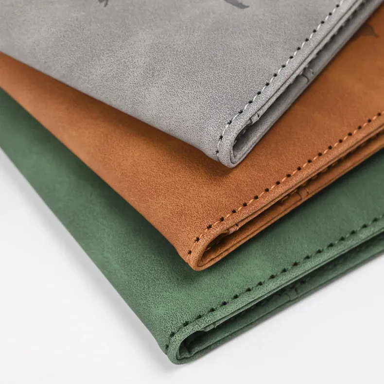 Vintage PU Leather Passport Holder – Travel Wallet & Document Organizer