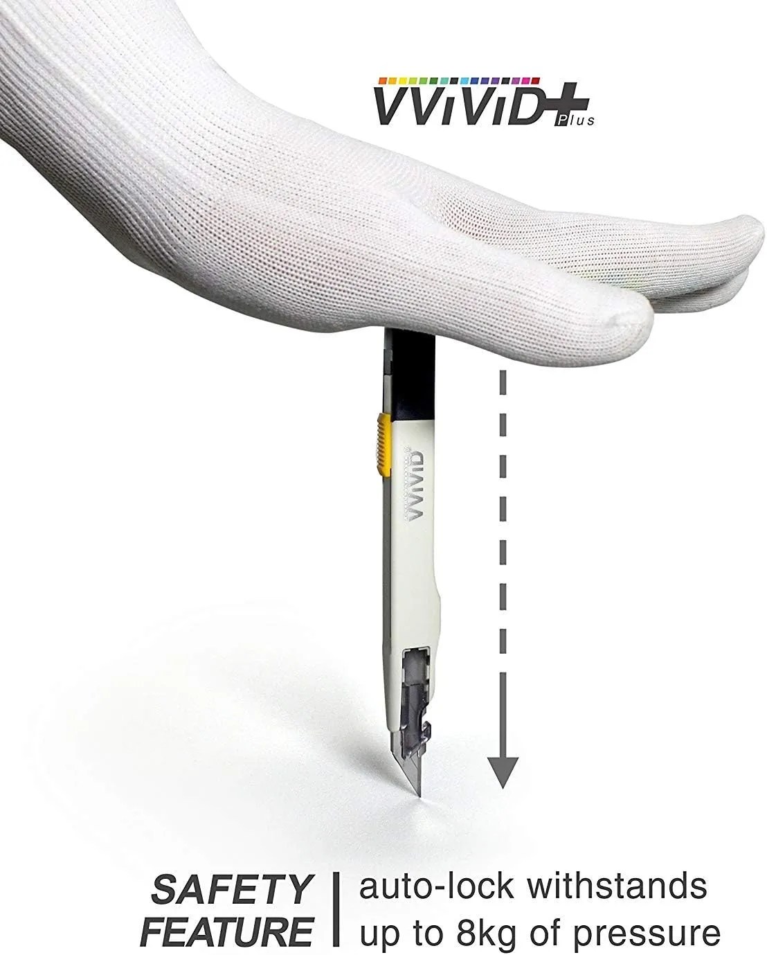 VViViD Premium Retractable Precision Balanced Multi-Use Utility Cutting Knife for Automotive Vinyl Wraps (10 Pack)