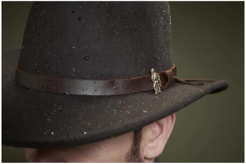 Walker and Hawkes - Jack Murphy Boston Wool Felt Hat w/Leather Band
