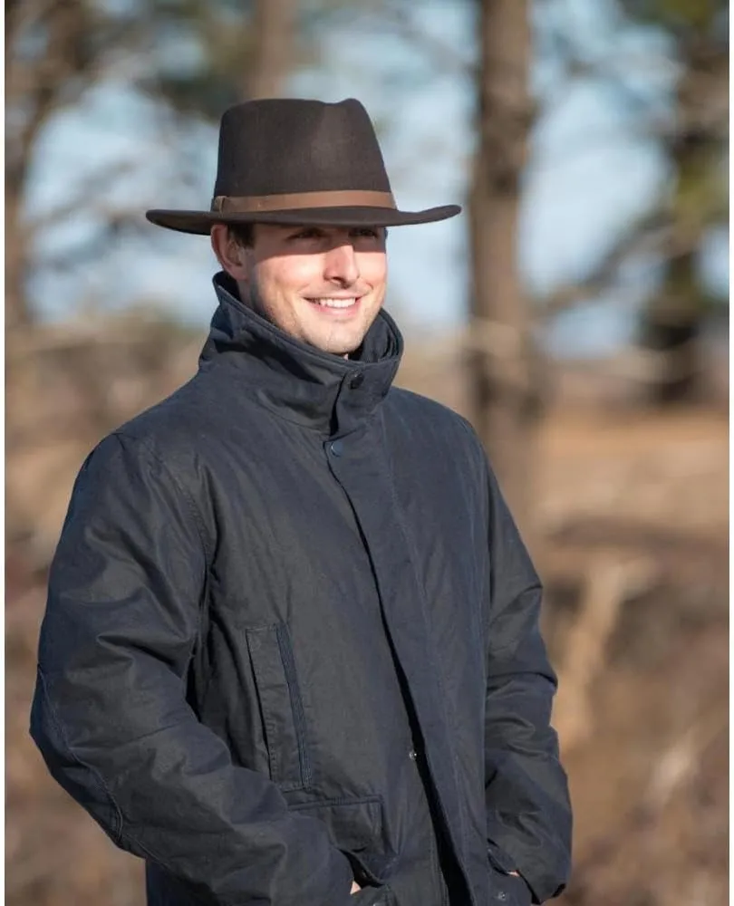 Walker and Hawkes - Jack Murphy Boston Wool Felt Hat w/Leather Band