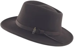 Walker and Hawkes - Jack Murphy Boston Wool Felt Hat w/Leather Band