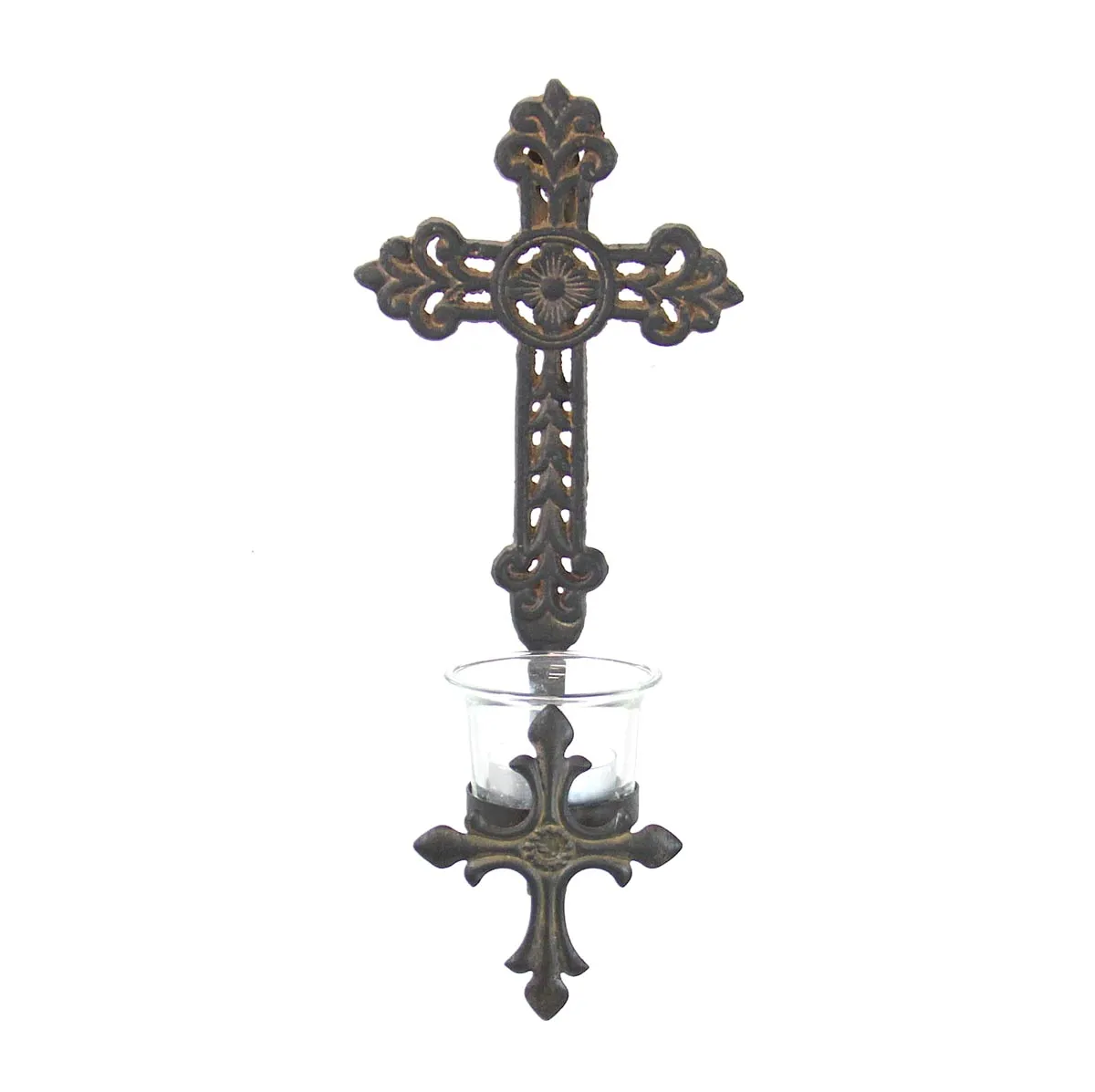Wall Cross Votive Holder-Style 2