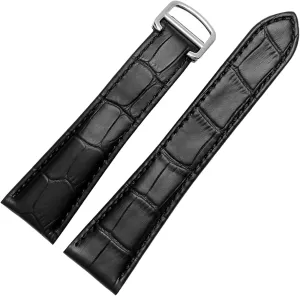 Watch Strap For Tank Genuine Leather Watch Band Men's Claire Leather Belt London Solo Mechanical Watch Accessories 25mm