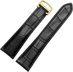 Watch Strap For Tank Genuine Leather Watch Band Men's Claire Leather Belt London Solo Mechanical Watch Accessories 25mm