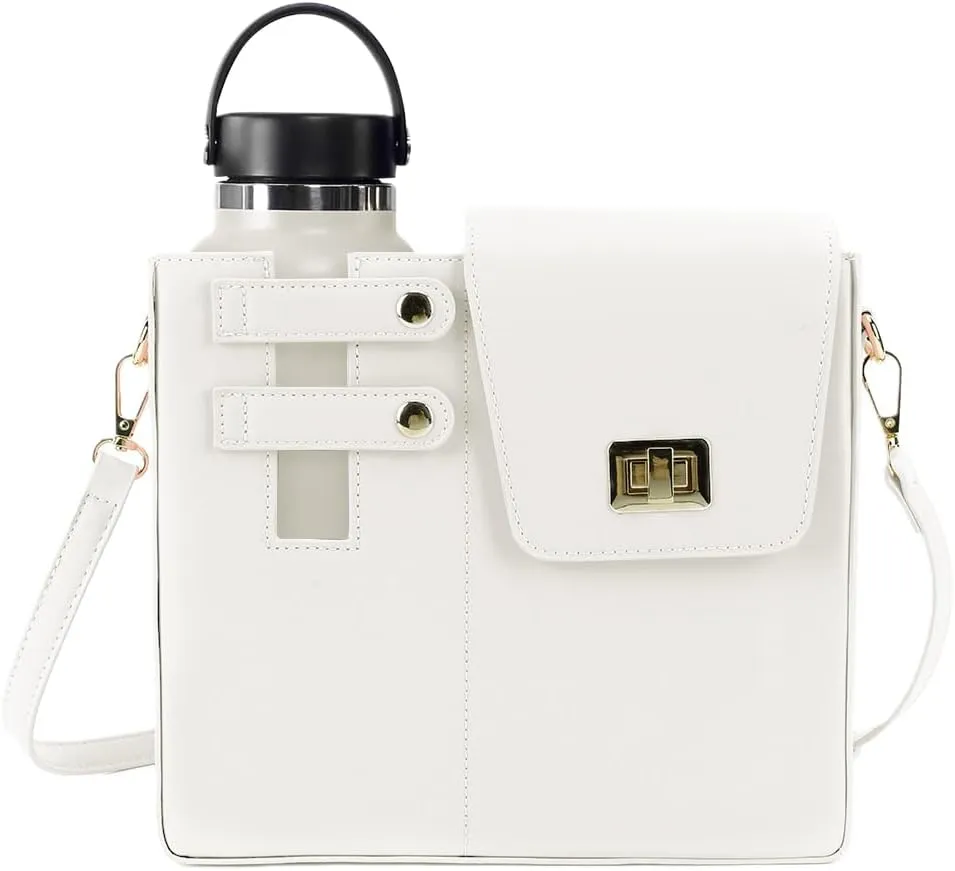 Water Cup Storage Bag Crossbody Bags for Women Cup Holder Tumbler Purse Outdoor Portable Compatible with Most Water Bottles