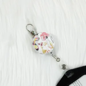 Watercolour Autumn Retractable Badge Reel Only