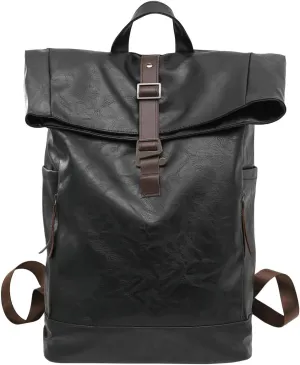 Waterproof backpack, 24-inch foldable large-capacity laptop bag, portable, suitable for leisure travel (Black)
