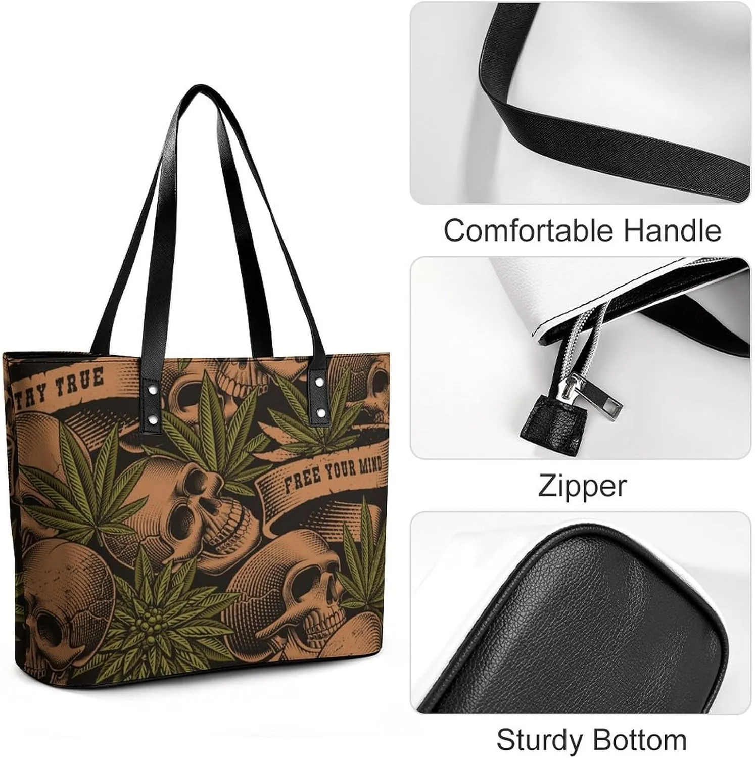 Western Sausage Dog Leather Handbag Smooth Wrinkle Resistant Lightweight And Convenient