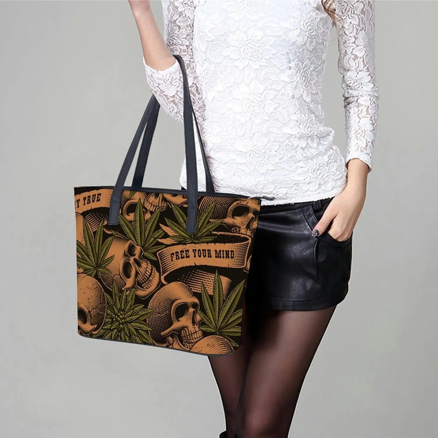 Western Sausage Dog Leather Handbag Smooth Wrinkle Resistant Lightweight And Convenient