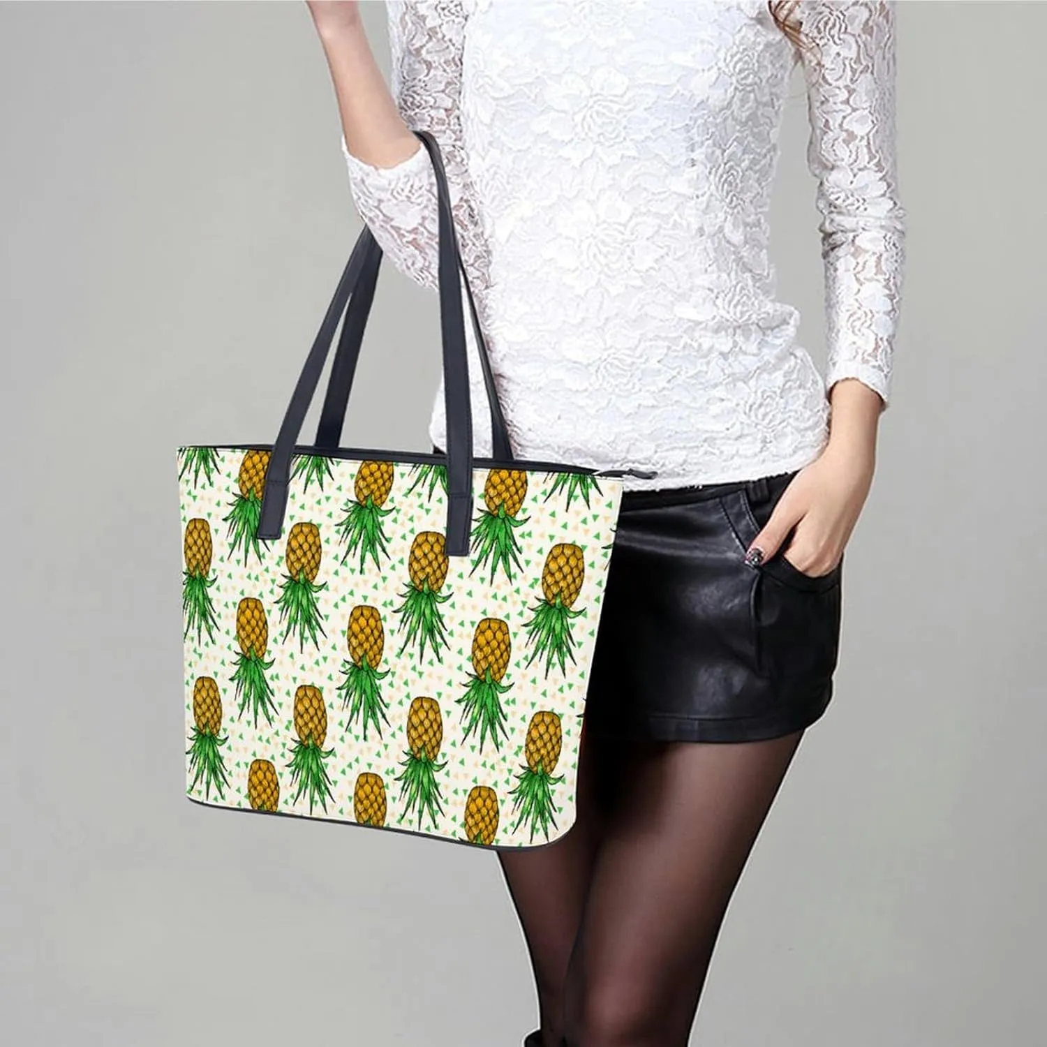 Western Sausage Dog Leather Handbag Smooth Wrinkle Resistant Lightweight And Convenient