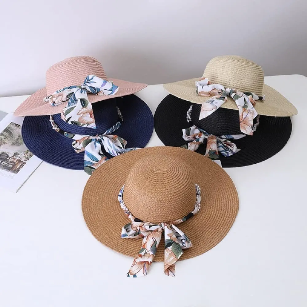 Wide Brim Sun Hats for Women UPF 50  Women's Lightweight Foldable Packable Sun Protection Hat for Travel, Beach Hat