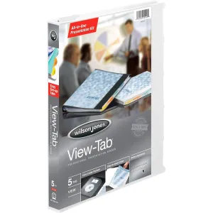 Wilson Jones View-Tab 5-Tab Transparent Dividers