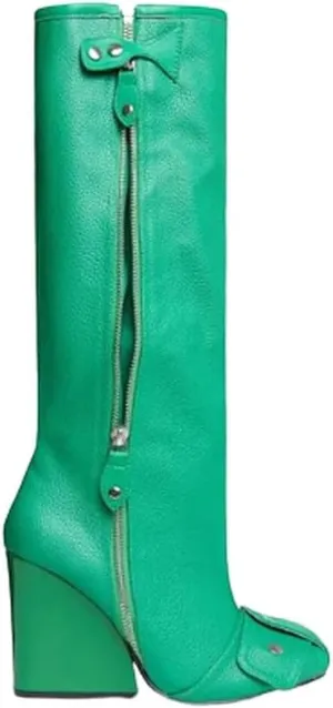Women Wedge Boots Knee High Fashion Pull On Boots