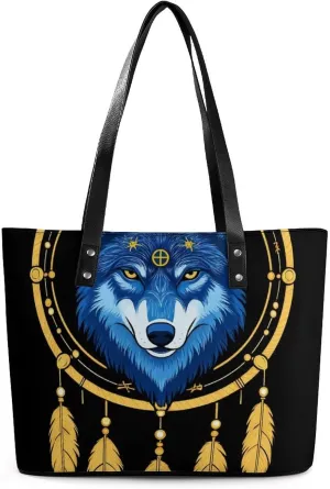 Women's Elegant Leather Handbag Unisex Leather Tote Bag Lightweight Handbag