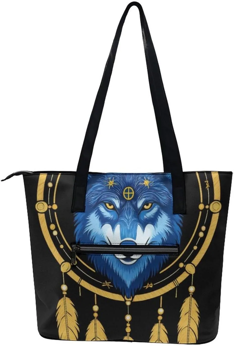 Women's Elegant Leather Handbag Unisex Leather Tote Bag Lightweight Handbag