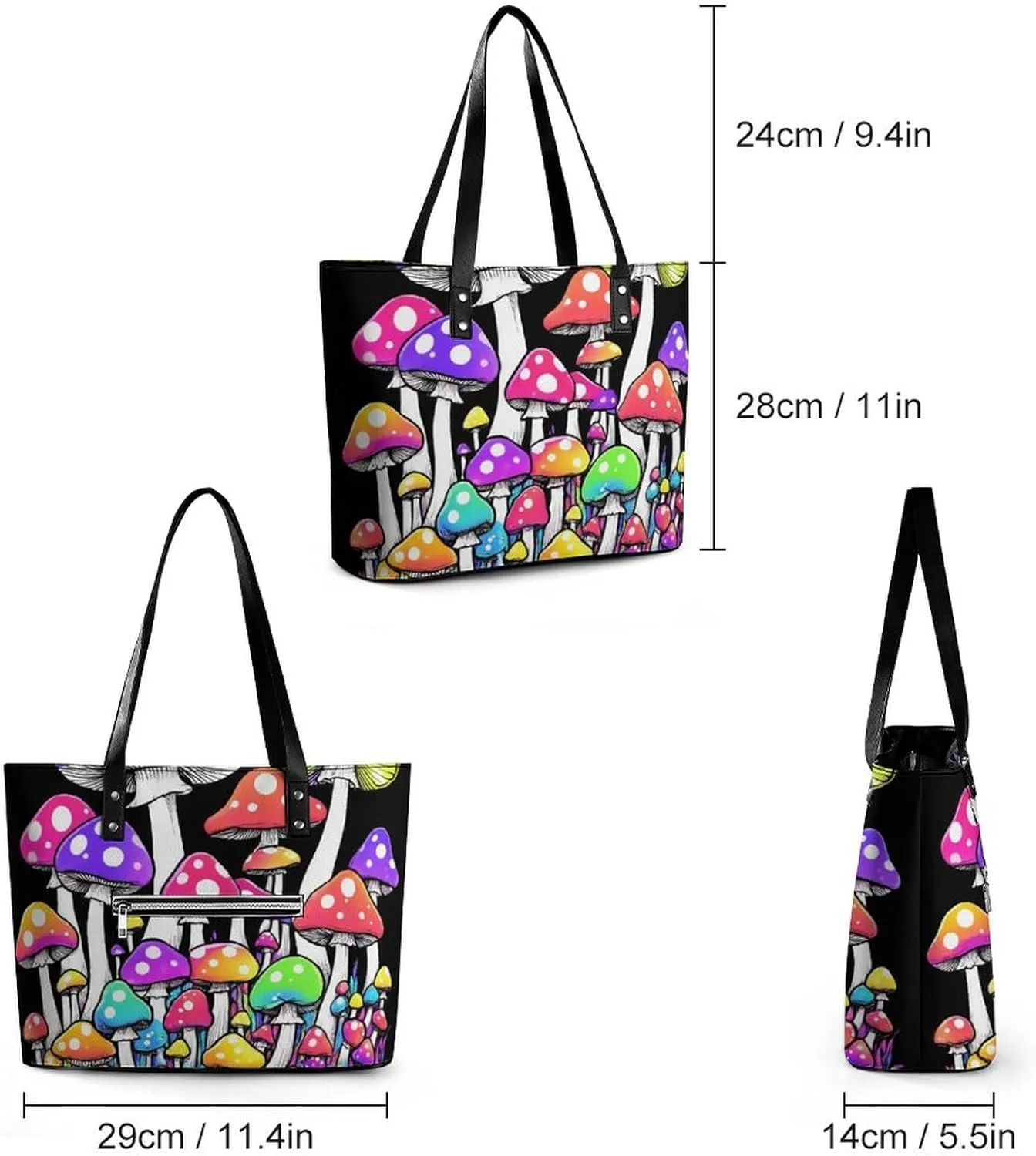 Women's Fashion Tote Bag Shopping Casual Leather Handbag For Daily Use