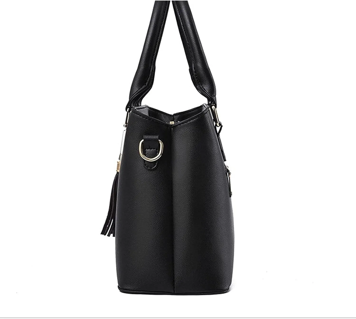 Women's Handbags Crossbody Tote Handbags Chain Composite Bag Women Female Messenger Flap Shoulder Pocket Single Versatile Designer bolsos(Black)