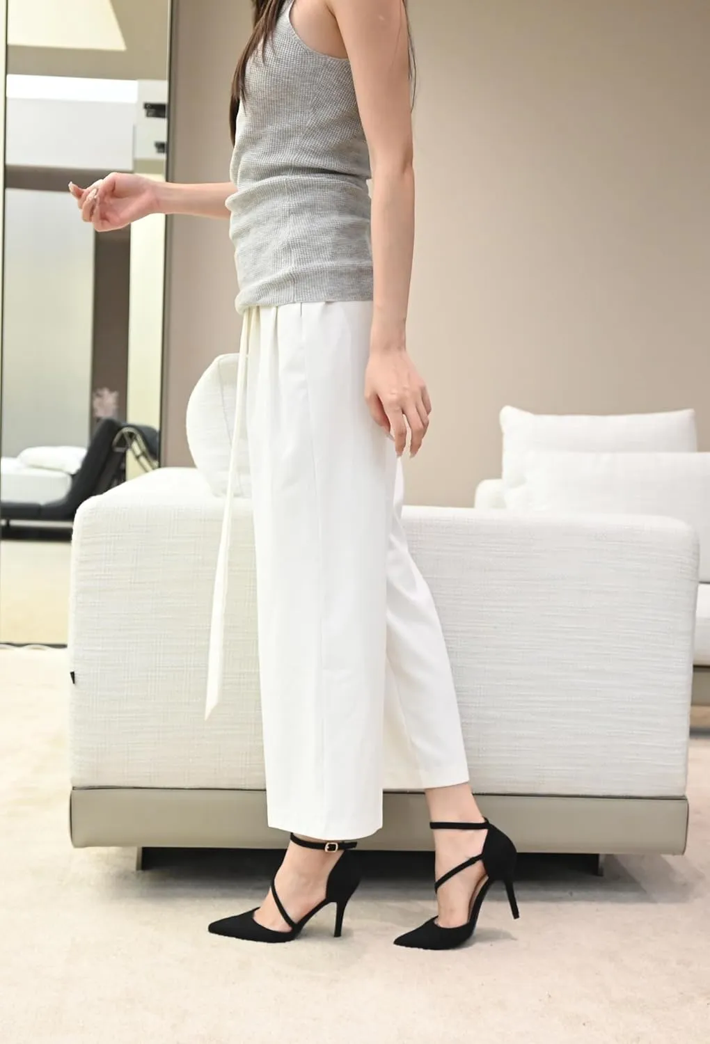 Women's High Heels Pumps Closed Pointed Toe Cross Strap D'Orsay Pumps Stiletto Heels Wedding Party Dress Shoes for Bridal