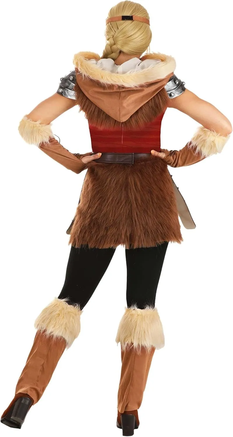 Women's How to Train Your Dragon Astrid Costume | Adult HTTYD Astrid Cosplay Outfit | Female Viking Warrior