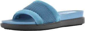 Womens Melanie Slide Sandal Shoes, Dark Aqua, US 8