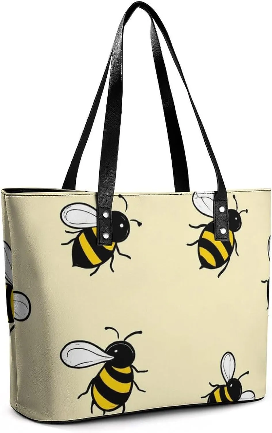 Women's Portable Tote Bag Trendy Modern Leather Handbag For Work Weekend