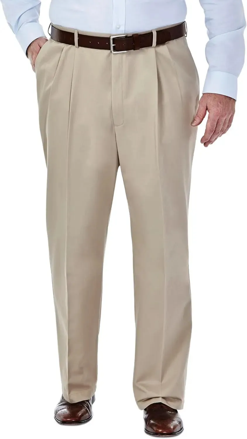 Work to Weekend Big Men's Expandable Waist Pants