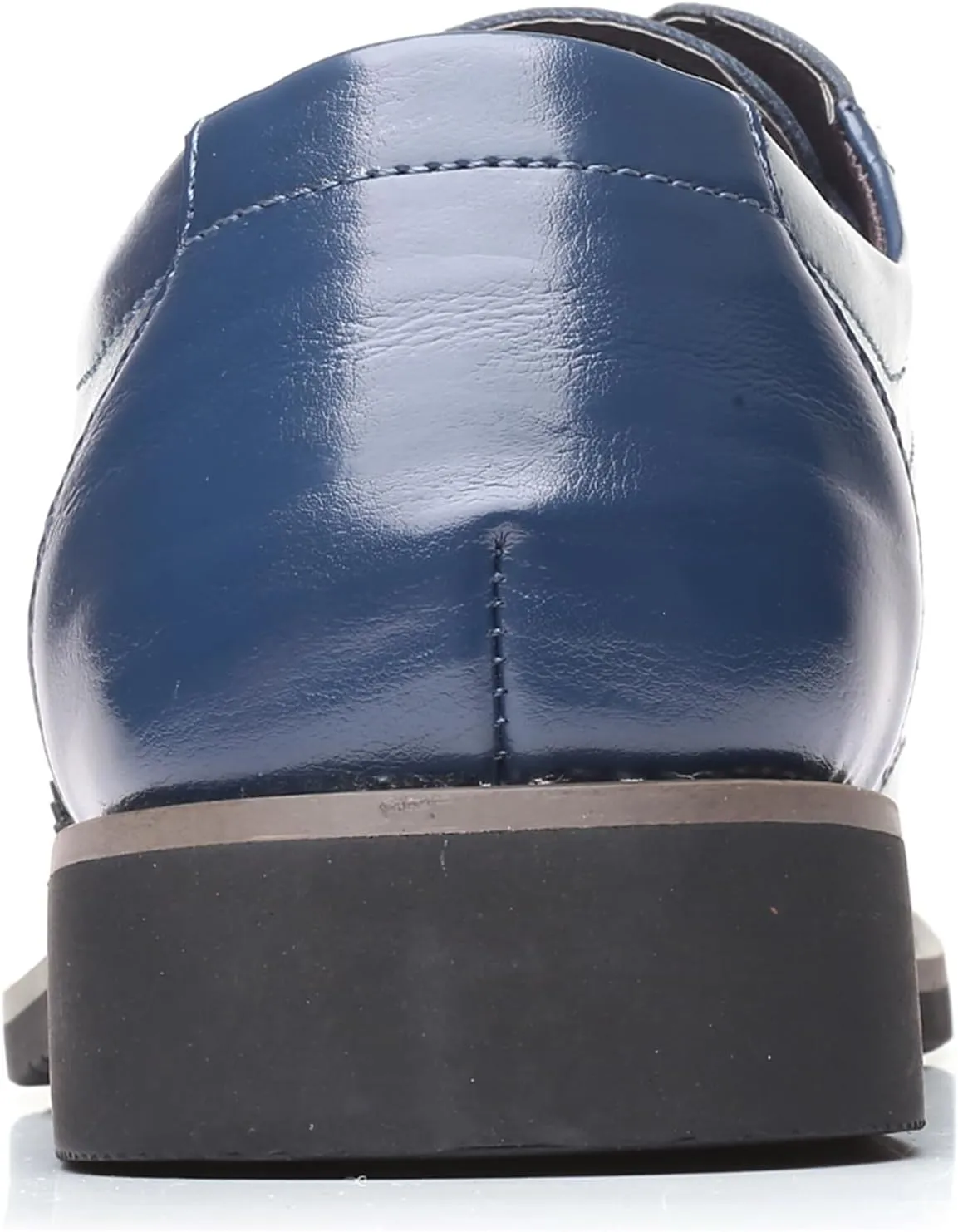 WUIWUIYU Men's Manmade Leather Lace-up Wedding Business Formal Dress Wingtips Brogue Shoes Oxfords