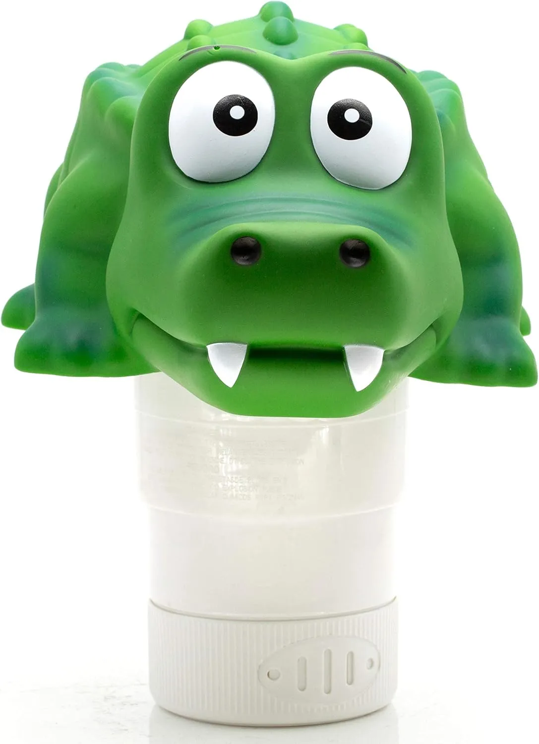 WWD POOL Pool Chlorine Floater, Floating Pool Chlorine Dispenser (Alligator), Fits 1 and 3 Inch Tablets for Large and Small Pools, Spa, Hot Tub