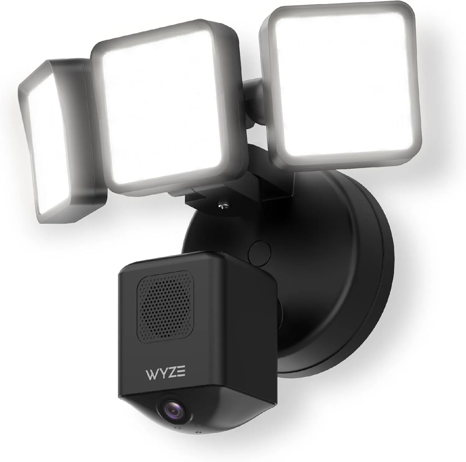 WYZE Floodlight Camera Pro, PCMag Editors' Choice, 3000-Lumen LEDs, 180° Wide View, 2.5K HD Outdoor Security Camera, Motion Detection, Color Night Vision, Works with Alexa & Google