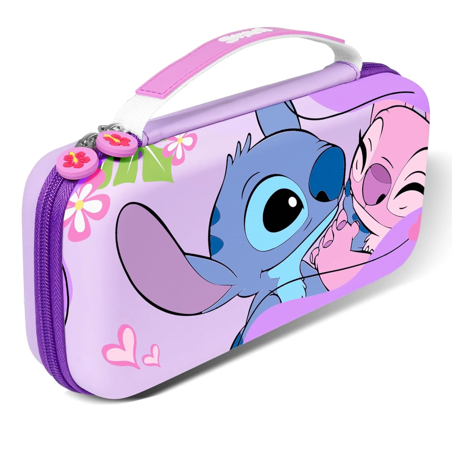 Xcitifun Carrying Case Designed for Nintendo Switch for Kids Girls Boys Cute Kawaii Travel Carry Bag for Switch/Lite/OLED 10 Game Cartridge Switch Protective Cover Carrying Cases - Sweetheart