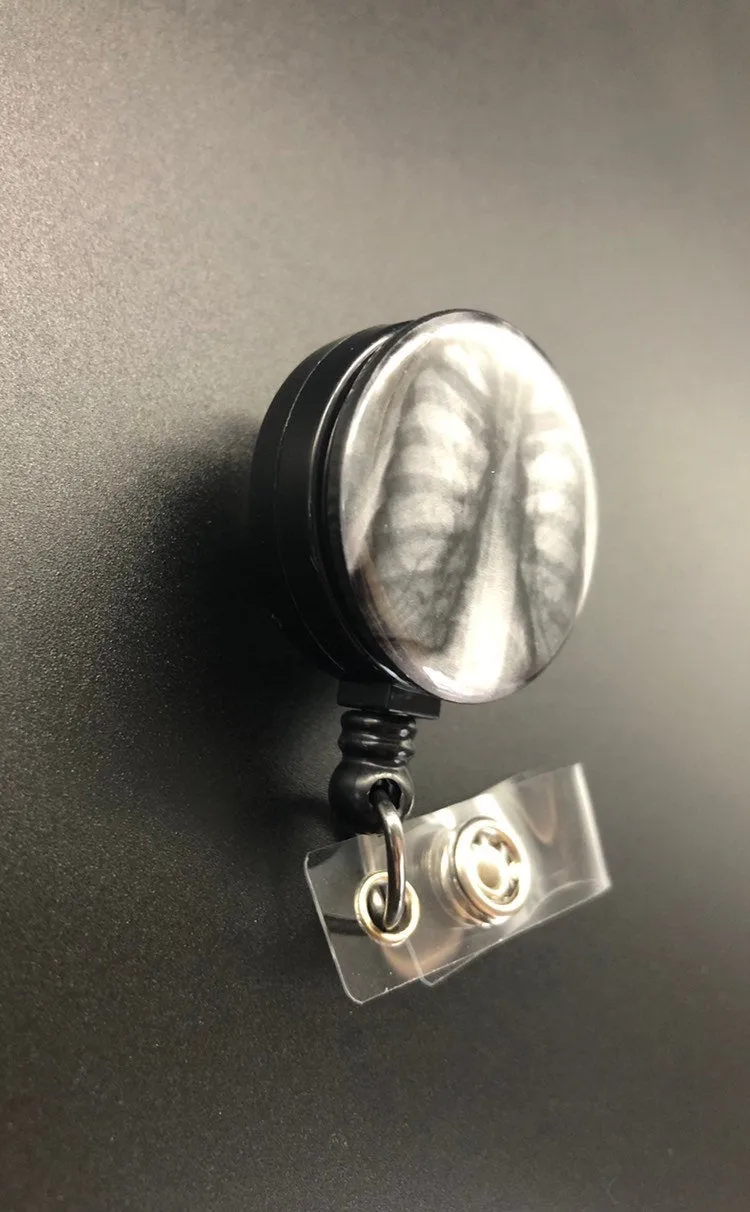 Xray ID Retractable Badge Holders, Bones, Anatomy, Radiology, Chest X-Ray
