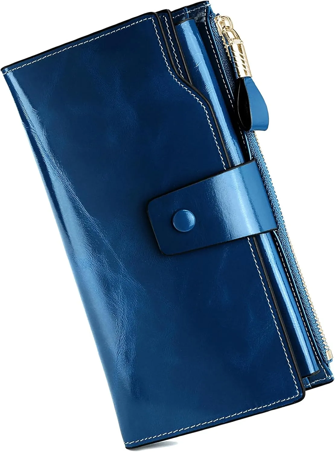 YALUXE Women's Genuine Leather Wallet RFID Blocking Multi Card Holder with Cell Phone Pocket Mothers Day Gifts