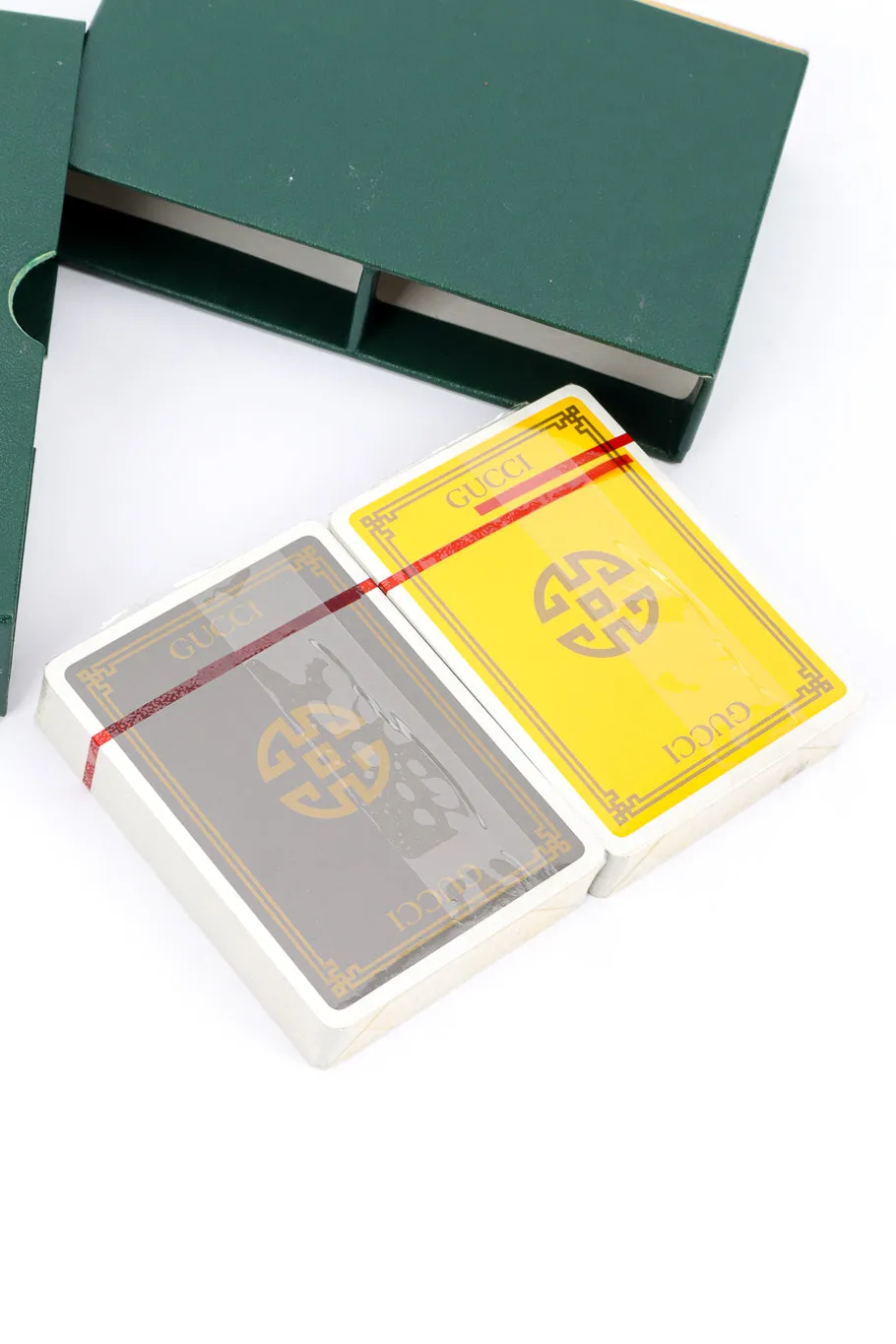 Yellow and Grey 2 Deck Playing Card Set