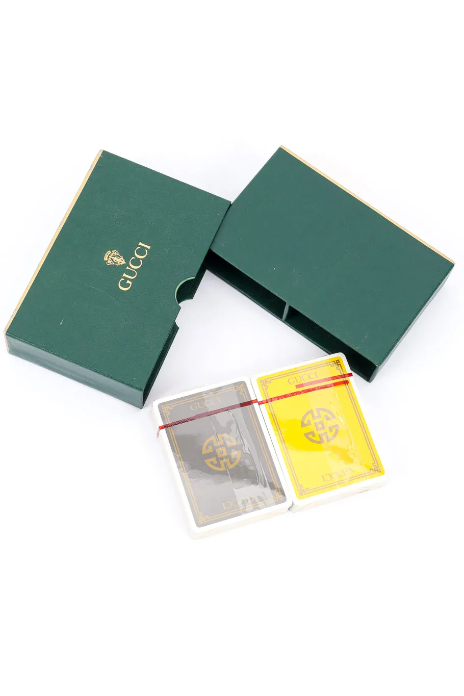 Yellow and Grey 2 Deck Playing Card Set