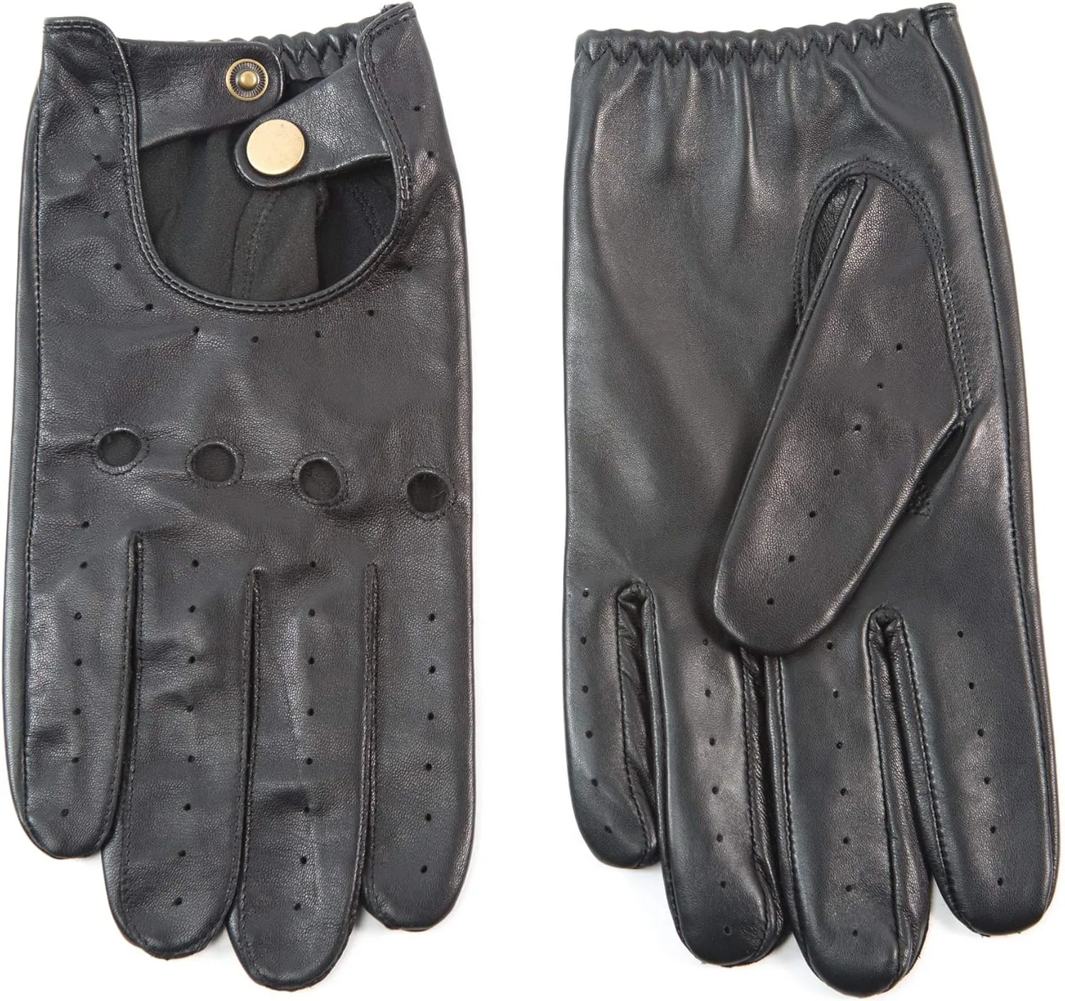 YISEVEN Men's Leather Driving Gloves