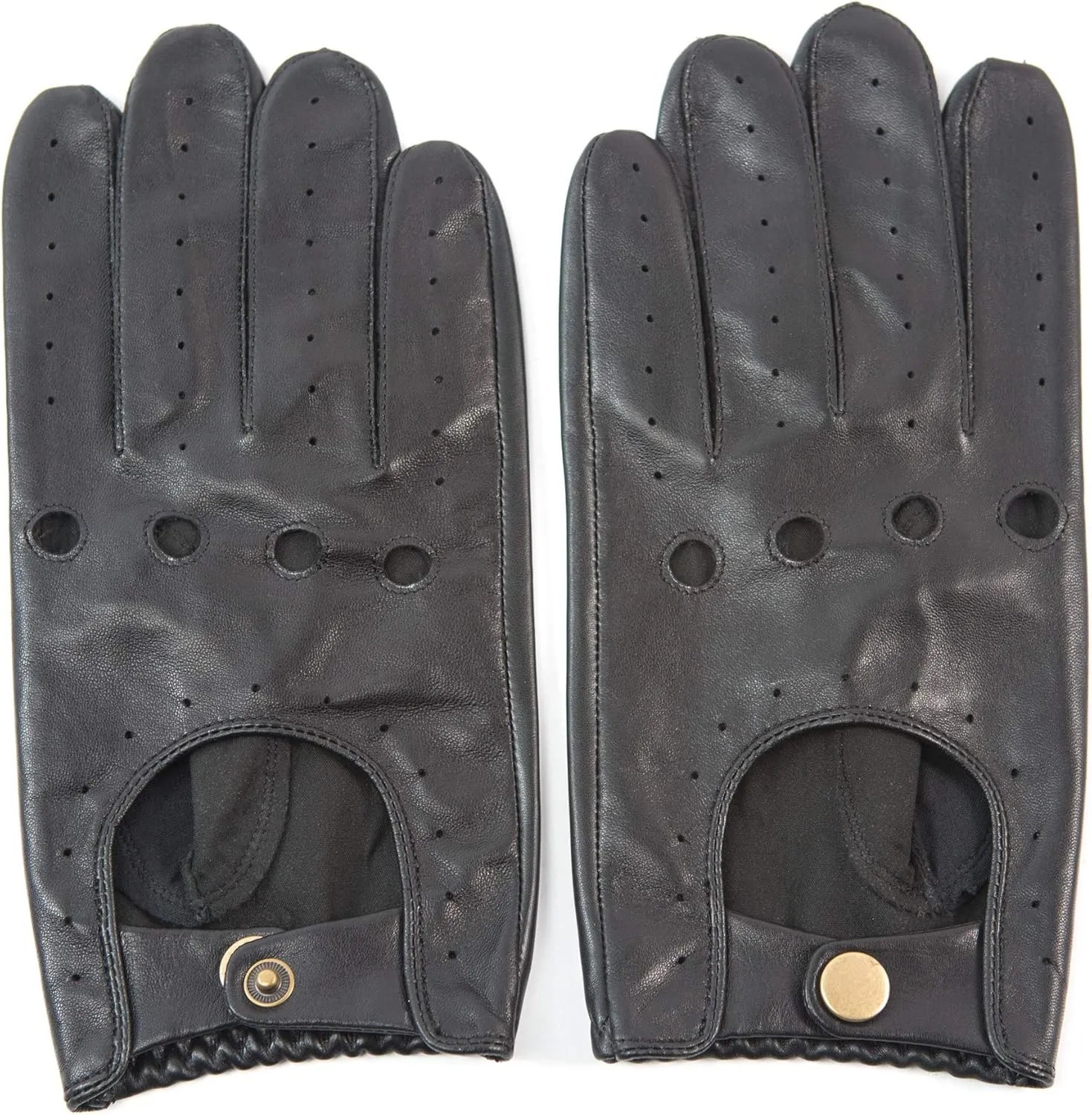 YISEVEN Men's Leather Driving Gloves