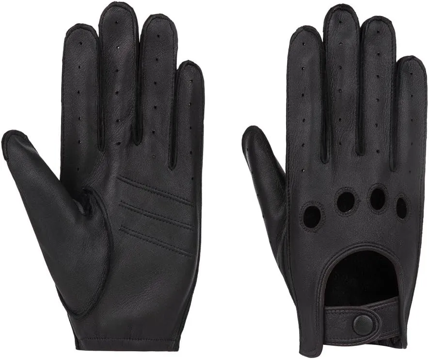 YISEVEN Men's Leather Driving Gloves