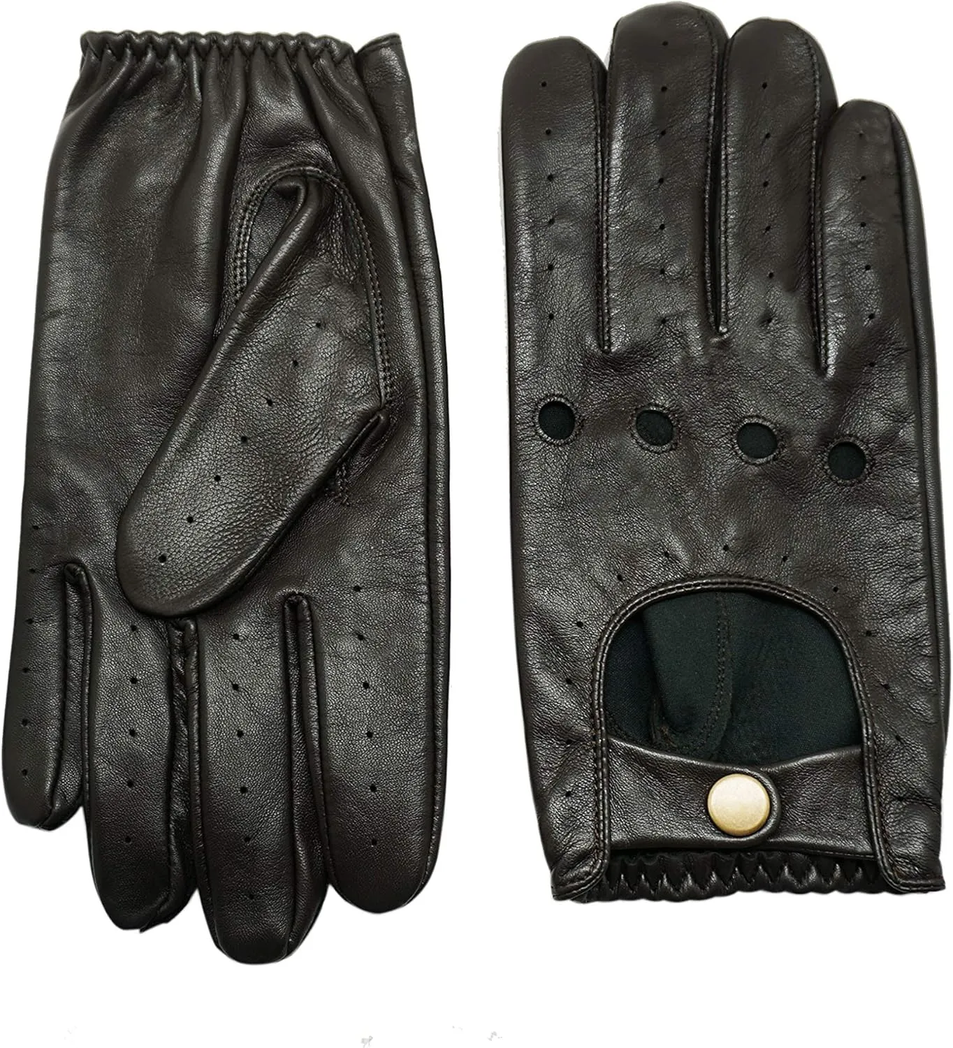 YISEVEN Men's Leather Driving Gloves