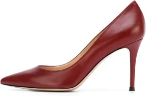 YODEKS Women's High Heel Pumps Pointed Toe Classic 85mm Stiletto Heels Patent Party Dress Shoes