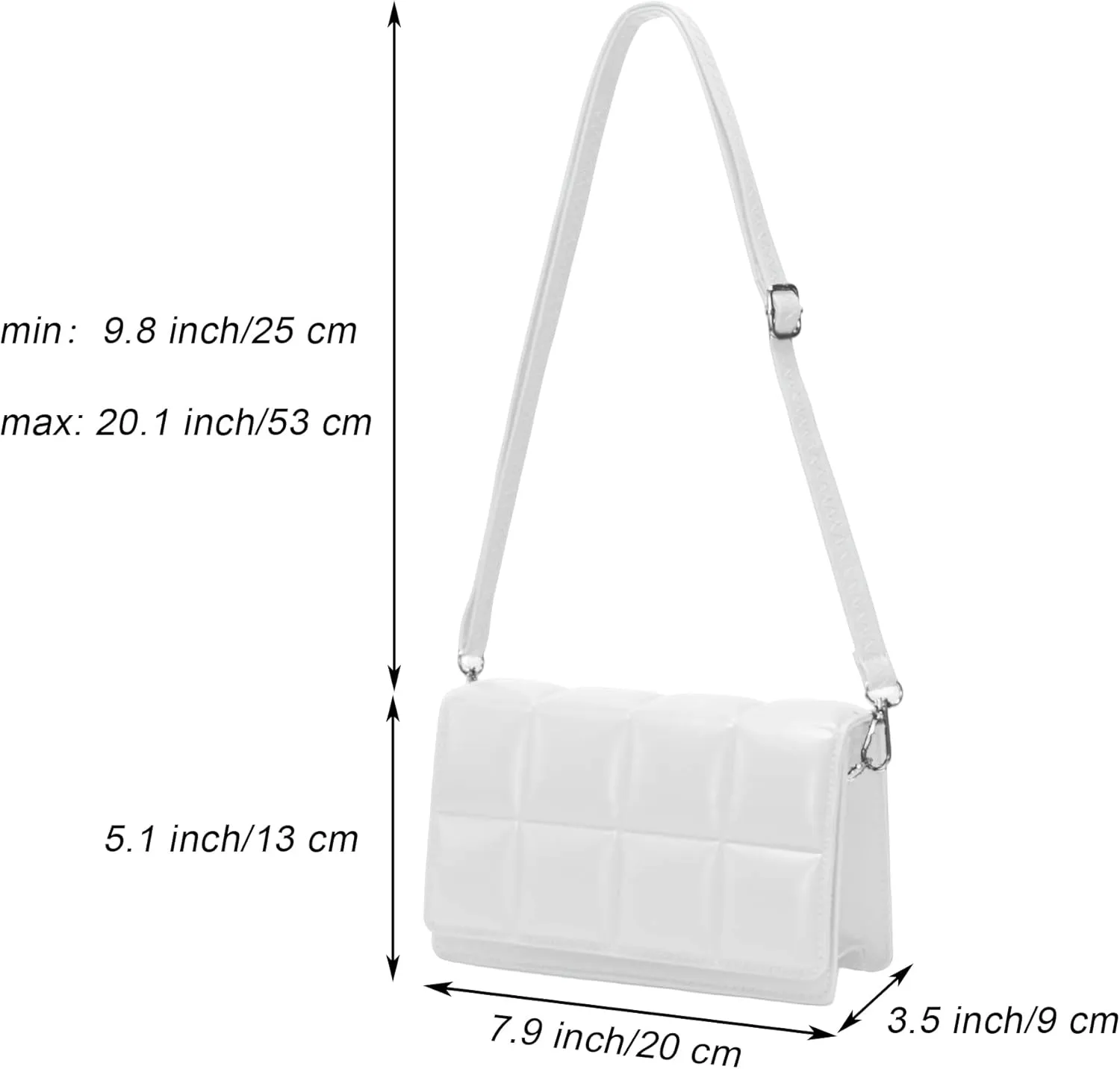 Zengmei Shoulder bag, Designer Bag, Saddle Purse for Women Female Girl