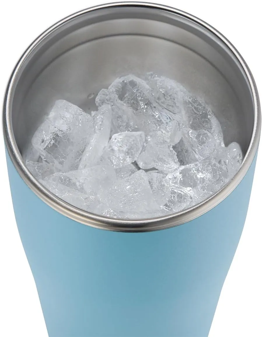 Zojirushi SX-HA89H-GM Stainless Tumbler with Straw 30 ounces Aqua Green