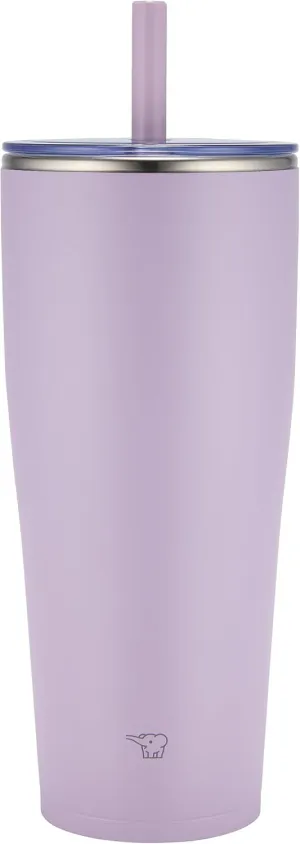 Zojirushi SX-HA89H-VM Stainless Tumbler with Straw 30 ounces Mauve Purple